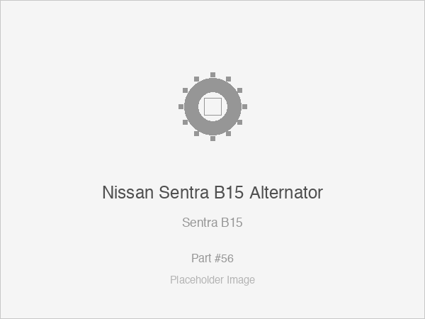 Nissan Sentra B15 Alternator